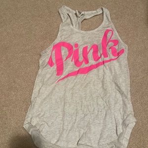 Grey PINK tank top